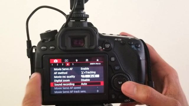 How to Setup and Use External Mic on Canon DSLR