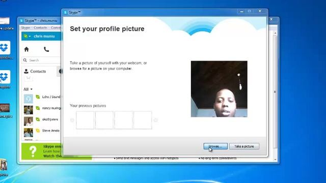 How To change Skype Profile Picture