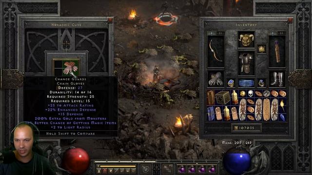 100 забегов на Eldrich,Shank diablo 2 resureted lader