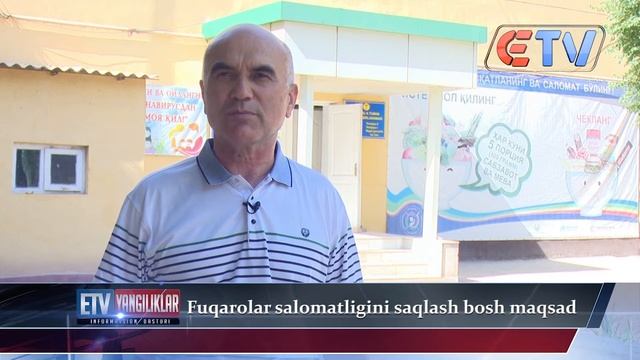 Fuqorolar salomaatligini saqlash bosh maqsad