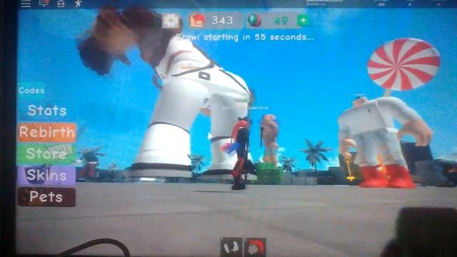 Стал сильным в (Weight Lifting simulator 3)