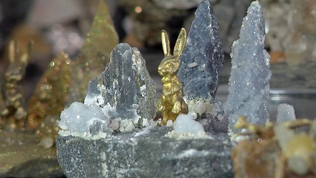 Сотрудник ЛГОКа Виктор Пономарёв коллекционирует горные породы и минералы из карьера комбината