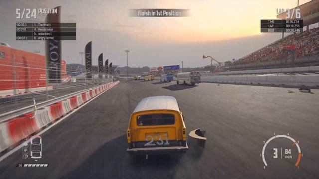 Wreckfest the great bus escape Ps5 funny gameplay