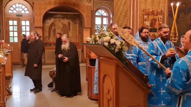 Фрагмент литургии в праздник Рождества Пресвятой Богородицы