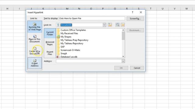 MS Excel - Hyperlinking to Other Workbooks and Web Pages