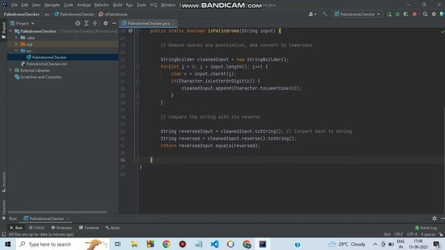 Palindrome Checker using Java | With GitHub Repo | Source Code | Java Projects | Mini Projects