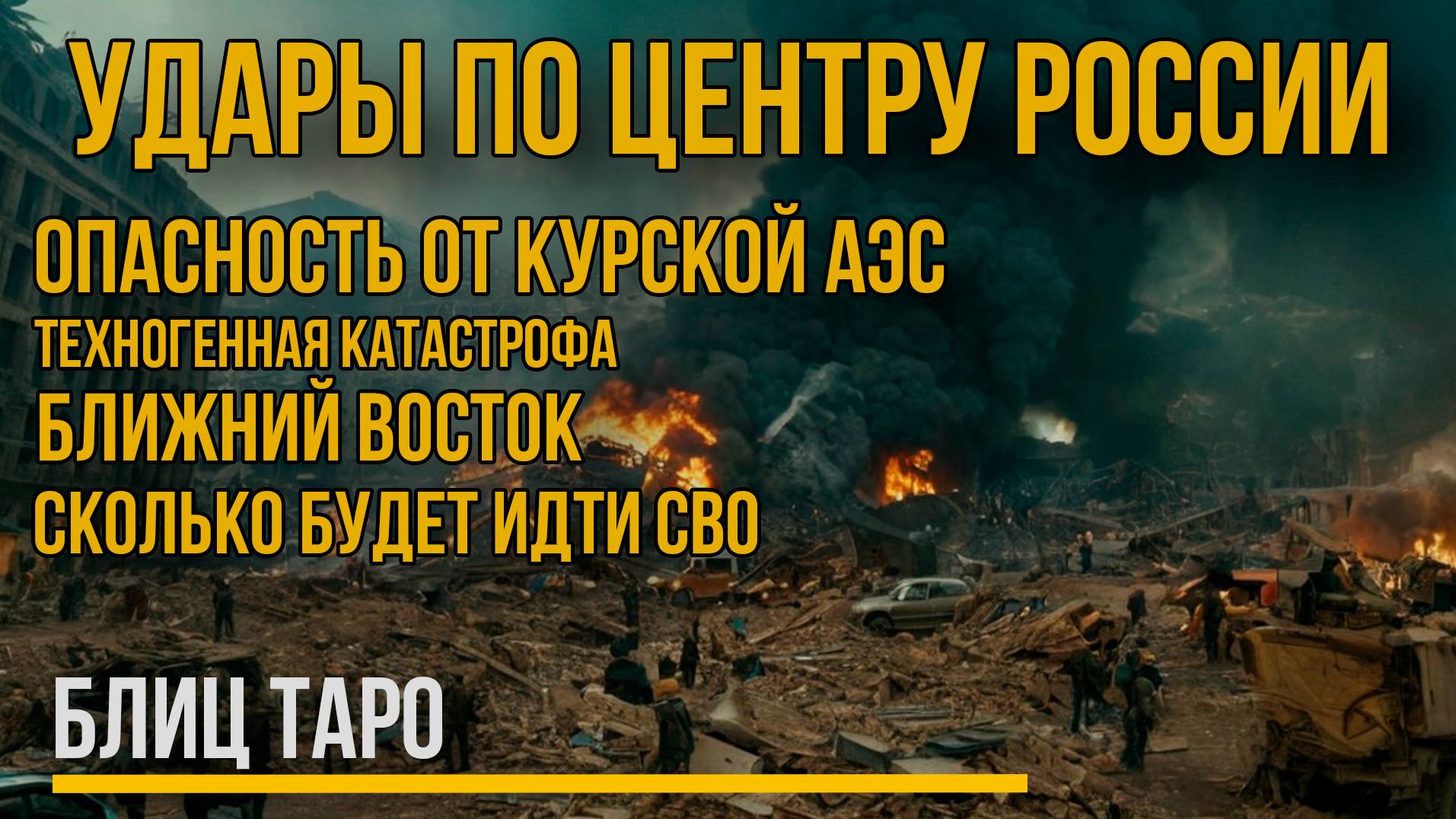 Сколько будет идти СВО, Курская АЭС - Техногенная катастрофа, удары по России в Блиц ТАРО