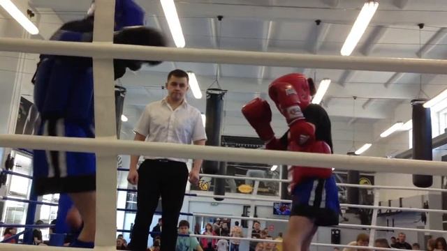 Юрий Белов vs Тимур Мусаев  (-36 кг 12-13 лет) MuayThai KIDS EST Open 2013