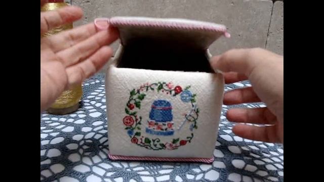 #Коробочка рукодельницы.