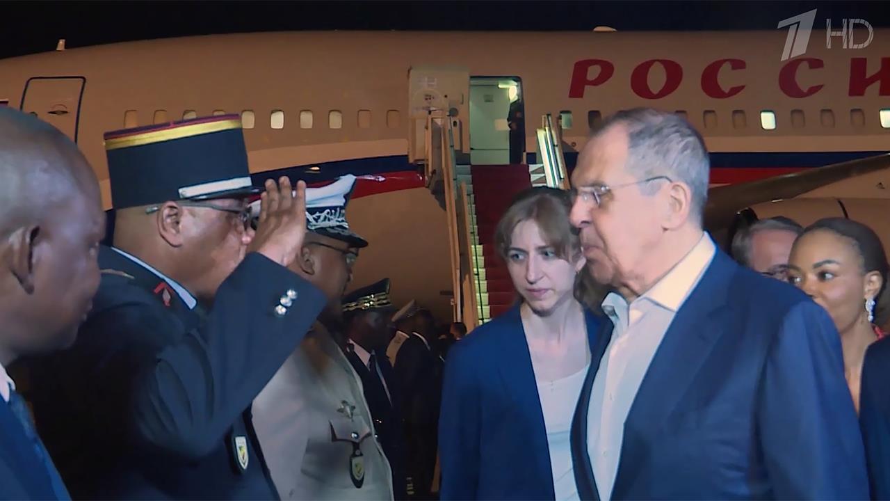 Министр иностранных дел Сергей Лавров прибыл в Республику Конго