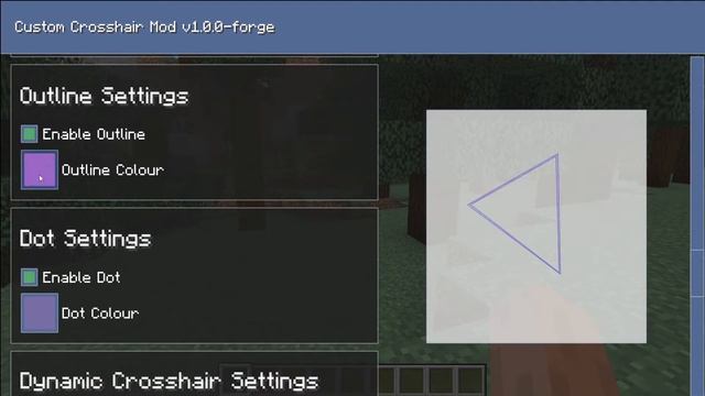 Персонализация прицела в Майнкрафт | Обзор на мод Custom Crosshair