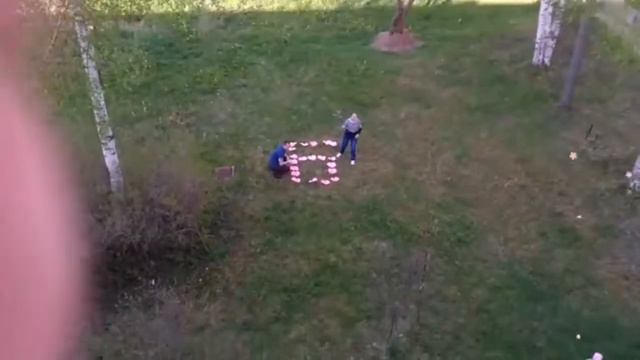 Поздравление на свадьбу от друзей!))Hand made)