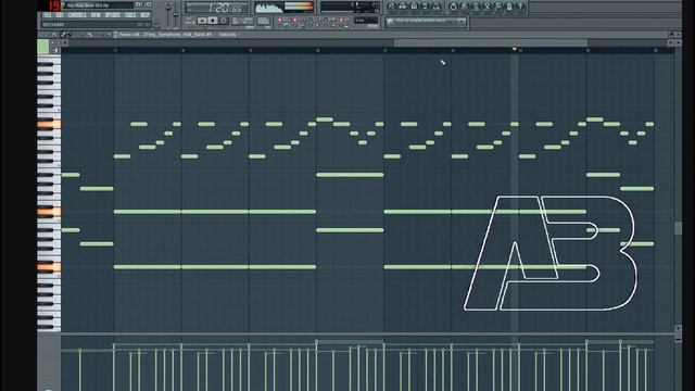 Melancholic Piano & Violin Hip-Hop Beat [Instrumental]