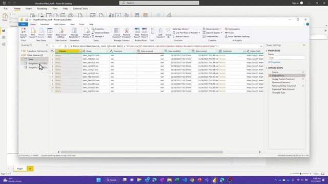 Incremental Refresh with SharePoint Files