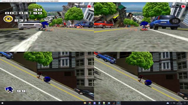 Sonic Adventure 2 Battle - 4 Player Splitscreen