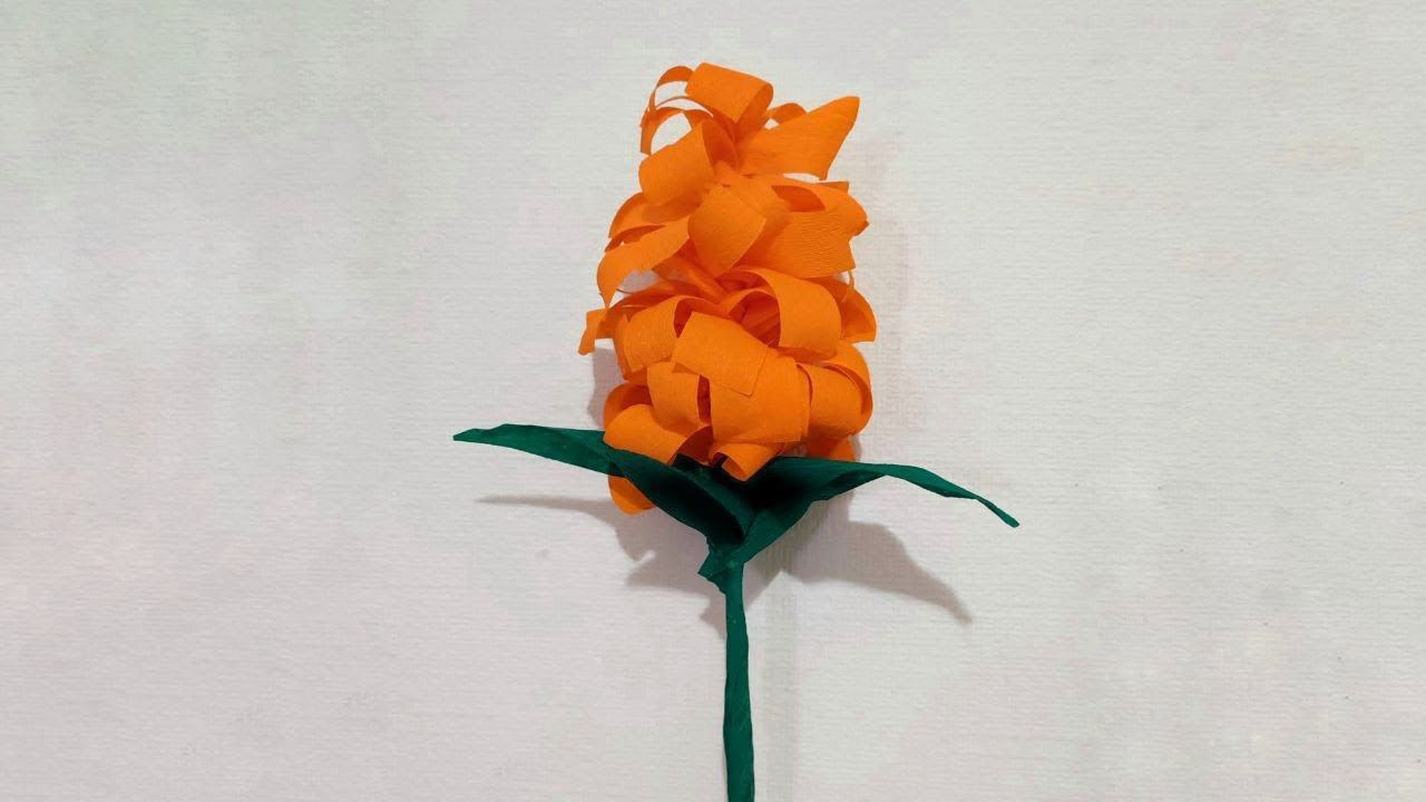 Beautiful and simple paper flower craft