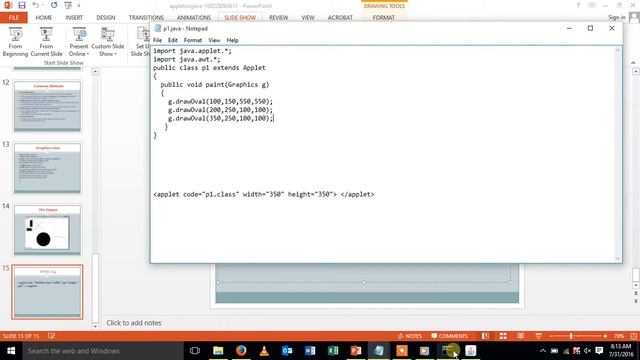 Applet in Java Part 2