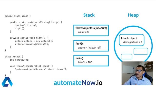 Heap vs stack in Java | automateNow