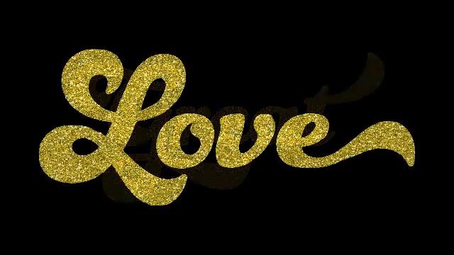 11 Glitter Sweet Words Vectors In Gold#8 Clip Art Digital Scrapbooking