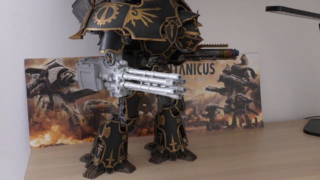 Warlord Titan - Mars Pattern - Macro Gatling Blaster - Review HH  WH40K