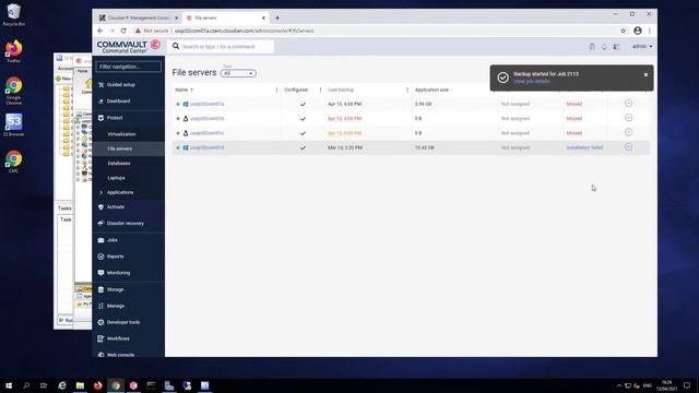 Technical Demo: Performing a Commvault Backup and Restore using a Cloudian Bucket