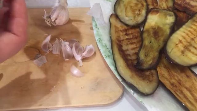Баклажанные рулетики за 100.руб зимой
