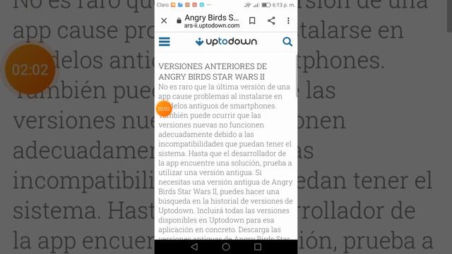 descargar los juegos clásicos de Angry birds