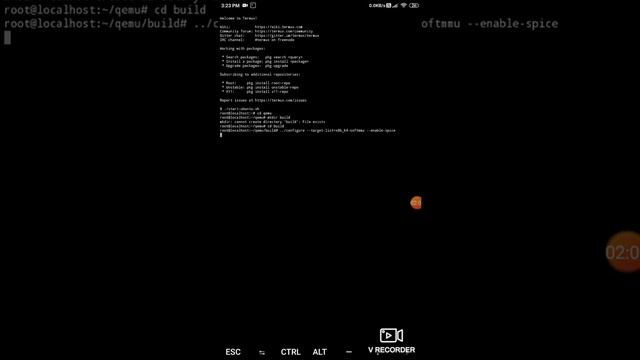 Build QEMU with Spice support in Android(Termux)