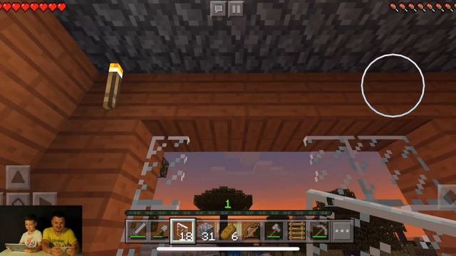 ДОМ в Майнкрафте - Выживание Minecraft PE - КокаПлей ЛетсПлей с Родителями :)