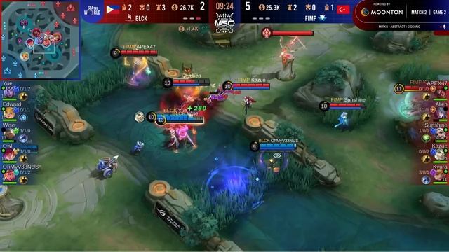 [EN] MSC Knockout Stage Day 1 | FIRE FLUX IMPUNITY VS BLACKLIST INTERNATIONAL | Game 3