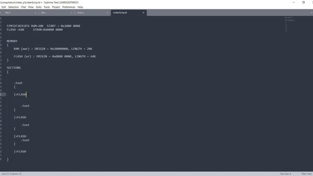 Embedded Systems | How to write linker script file from scratch for ARM cortex-M3/M4