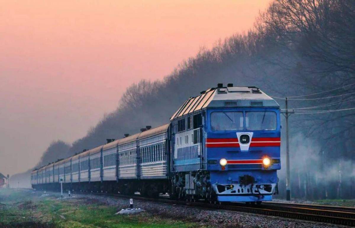Поезд Гродно - Мосты