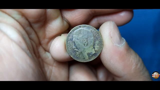 Жетон JETON - NAPOLEON III, KAISER. Распаковка
