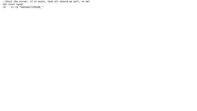 Databases: Installing default MySQL Tables in Windows mysql_install_db 4 Solutions!!