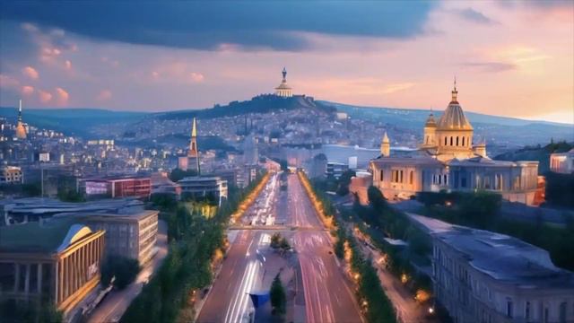 Spirited Away - Musical city of Tbilisi (AI music)