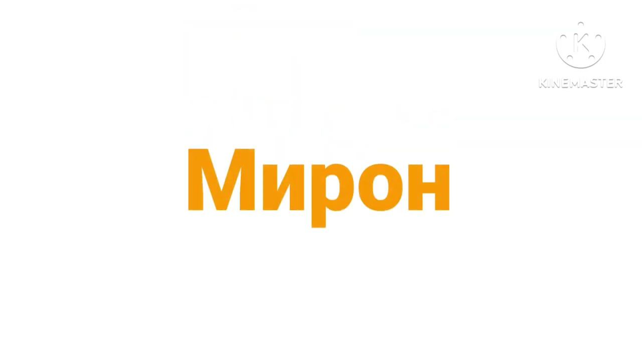 Мирон логотип (Оранжевый вариант) (2)