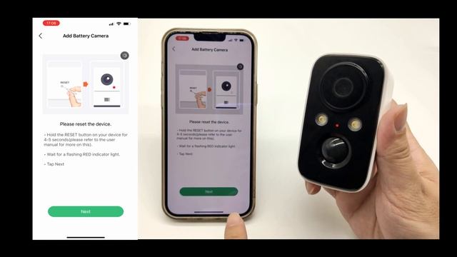 FOAOOD DF220 Battery camera WIFI connection method video（Please select 1080P and above resolution）