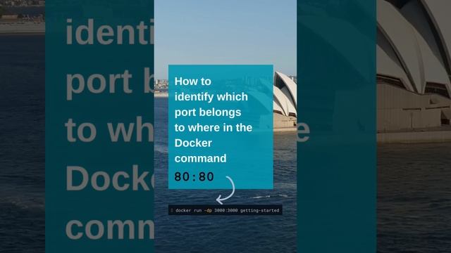 How to identify which port belongs to where in the Docker command
