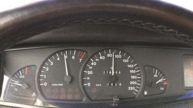 Opel Omega B x20xev acceleration LPG