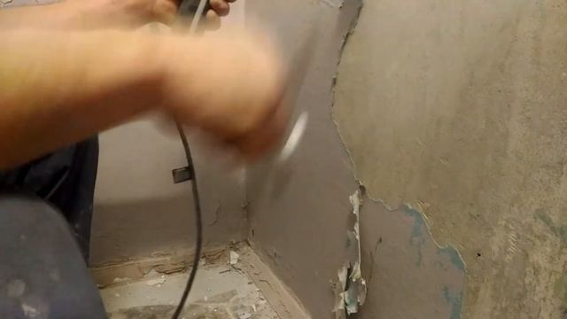 Очистка стен от краски феном ЗУБР фт 2000