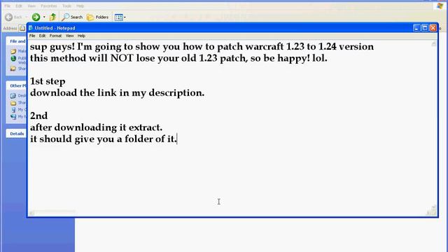 How to Patch Warcraft III FT 1.23 to 1.24(HD)