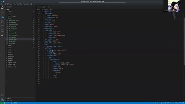Initializing Sharded MongoDB using Schema manager