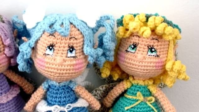 Амигуруми: схема Куколка Фея. Игрушки вязаные крючком! Free crochet patterns. Free crochet patterns