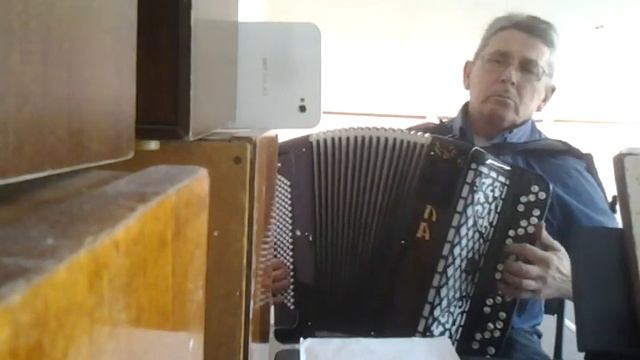 Игра на баяне левой рукой   перевернув баян  А вам слабо!
