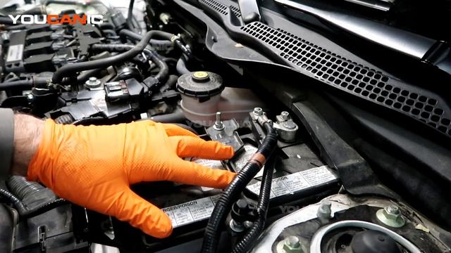2016-2021 Honda Civic - Disconnect Battery Terminal