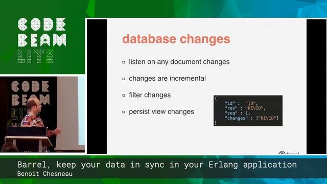Benoit Chesnau - Barrel, keep data in sync in your Erlang application - Code BEAM Lite Munich 2018