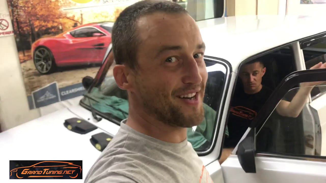 Затонировать полосу не снимая лобового стекла