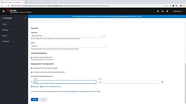 Tour of the OpenShift 4.2 developer perspective web console