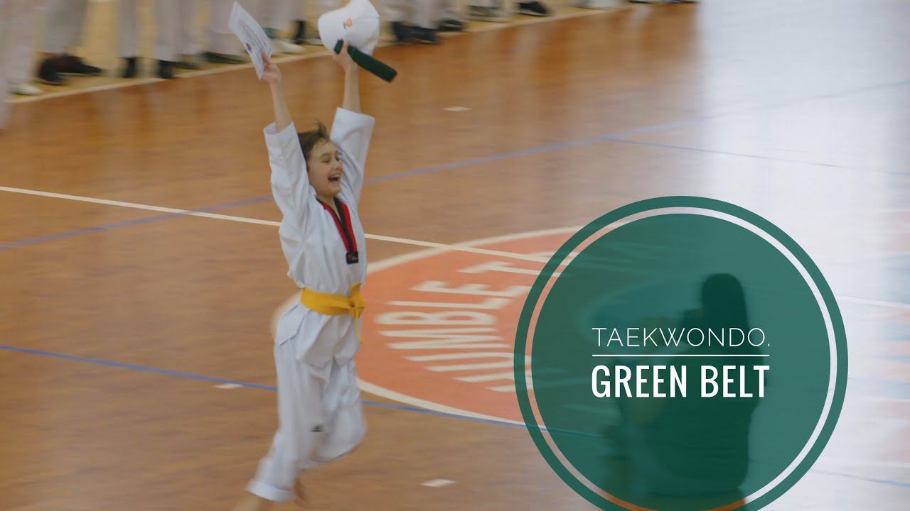 [4k] Taekwondo. Certification for the green belt