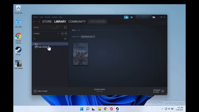 Testing Halo Infinite in Apple M1 Pro in Parallel Windows 11